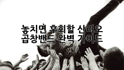 놓치면 후회할 산리오 곱창밴드 완벽 가이드 ✨